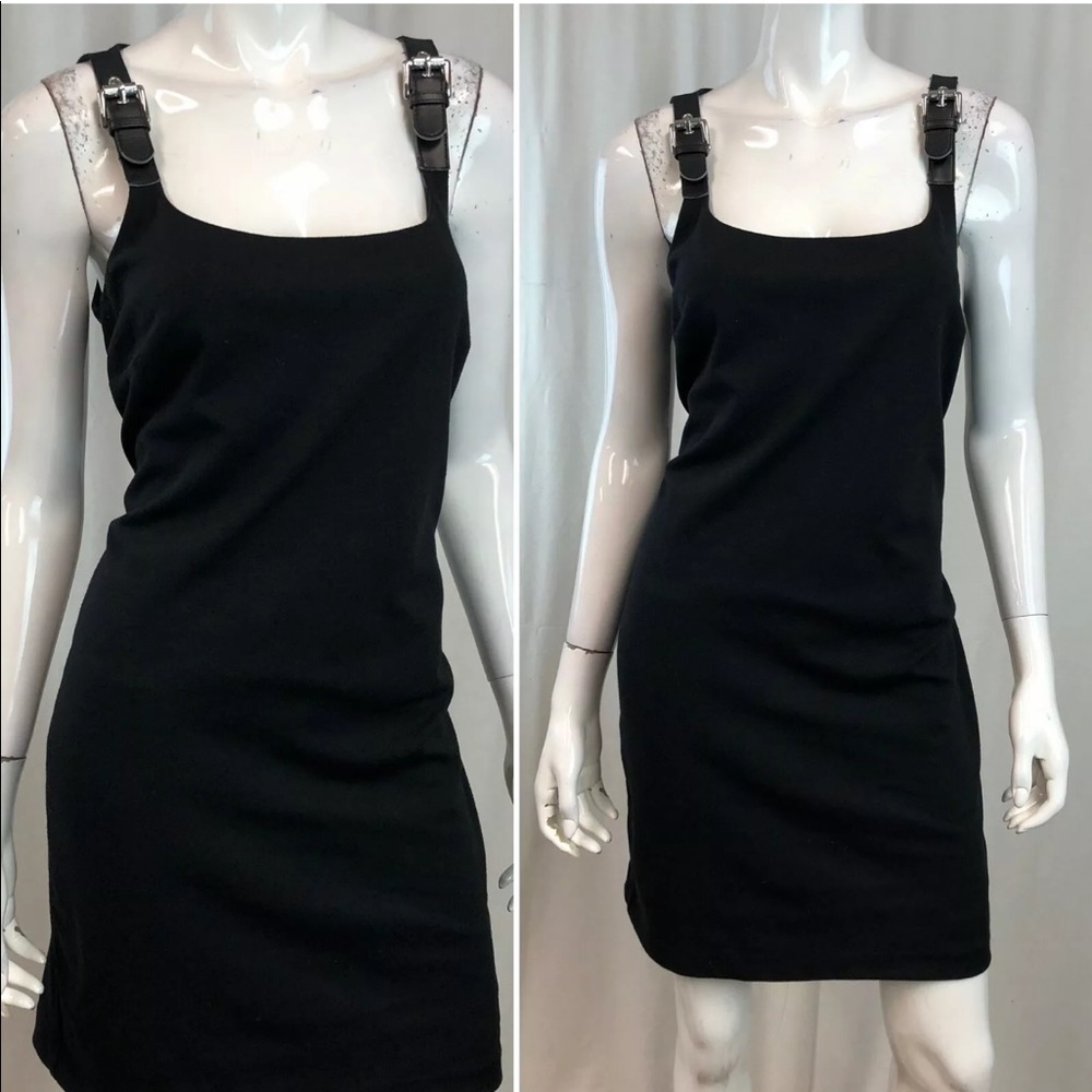 Michael Kors Buckle Straps Jumper Sheath Dress